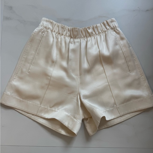 Helmut Lang Elegant Cream Women's Shorts size 0 - Picture 1 of 4